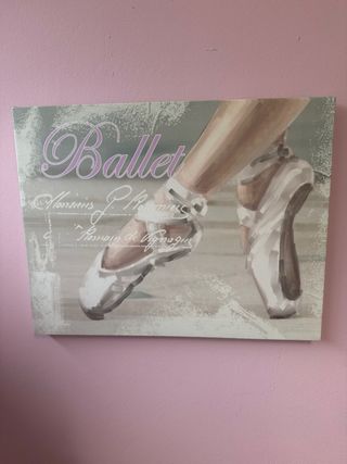 Set 6 Cuadros Decorativos Bailarina Ballet