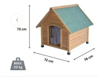 Casa para mascotas de madera
