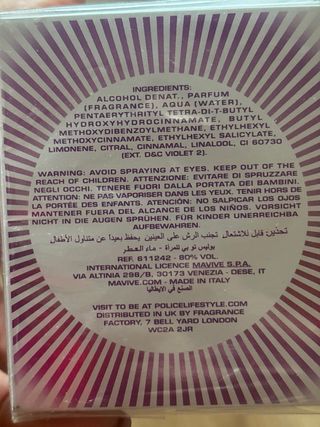 Perfume Police To Be Woman 40ml