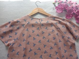 Blusa pajaritos rosa talla M