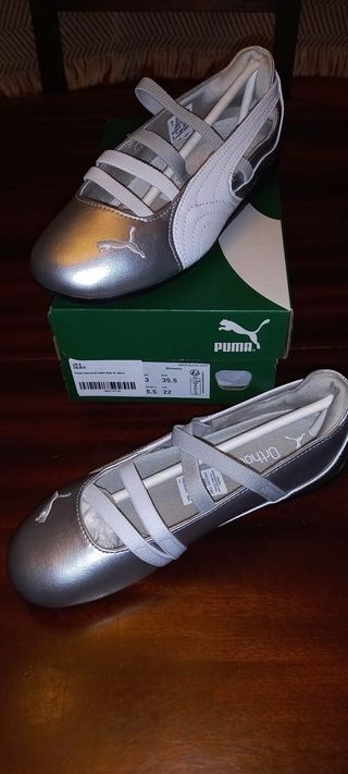 Zapatillas Puma Speedcat Ballet plateadas