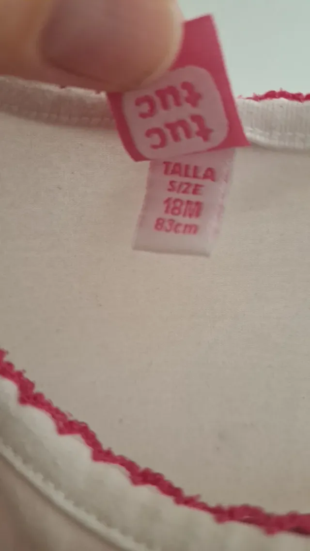 Vestido bebé TucTuc flor y conejo