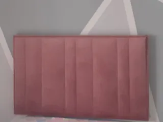 Cabecero tapizado rosa