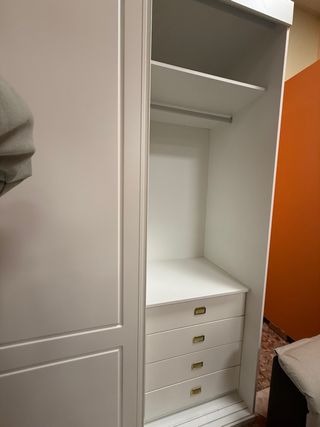 Armario/Vestidor blanco de MELAMINA.