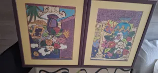 Juego de 2 cuadros decorativos