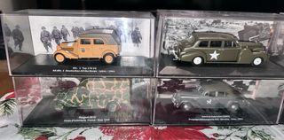 Lote de 15 coches militares escala 1/24 Altaya