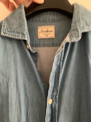 Camisa azul denim Scalpers Talla 39