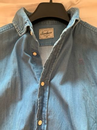 Camisa azul denim Scalpers Talla 39