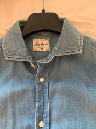 Camisa azul denim Scalpers Talla 39