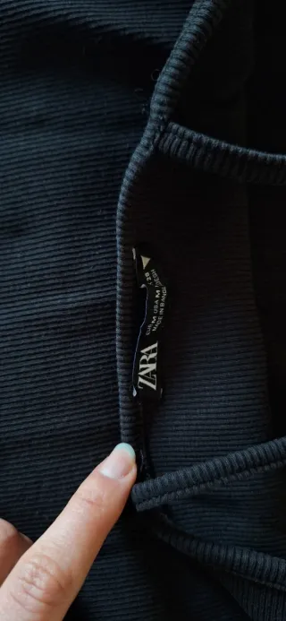 Top negro halter ZARA