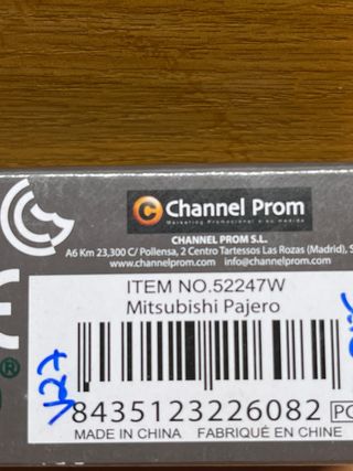 Coche Mitsubishi Pajero Super 9