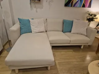 Sofá Chaiselongue IKEA Beige