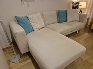 Sofá Chaiselongue IKEA Beige