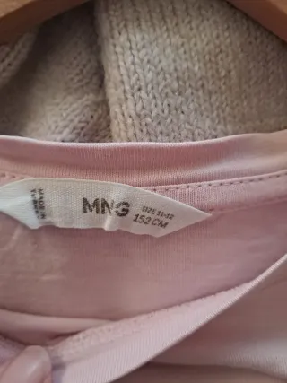 Camiseta rosa manga larga con corazón