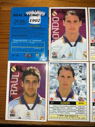 Lote cromos Real Madrid 99/00