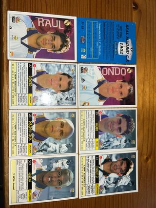 Lote cromos Real Madrid 99/00