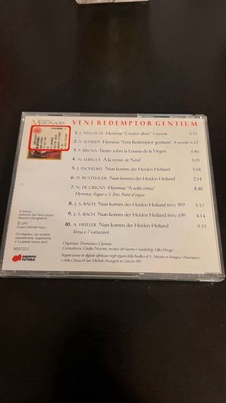 CD Veni Redemptor Gentium Musica Sacra