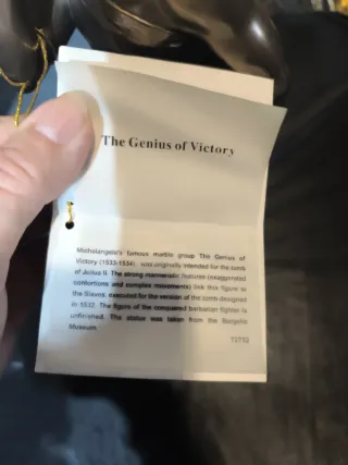 Figura David Triunfante Veronese 30 cm