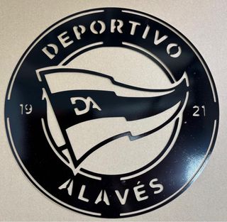 Escudo Deportivo Alavés Metal
