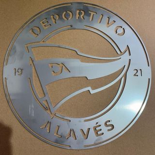 Escudo Deportivo Alavés Metal