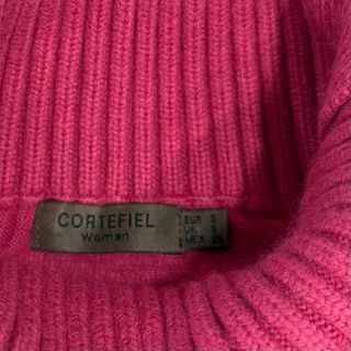 Talla S - Jersey cuello alto rosa