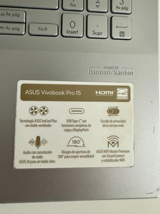 ASUS Vivobook 15 Pro OLED Plata