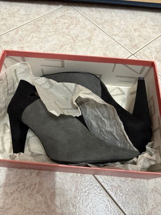 Scarpe SHEEN tacco nero/grigio