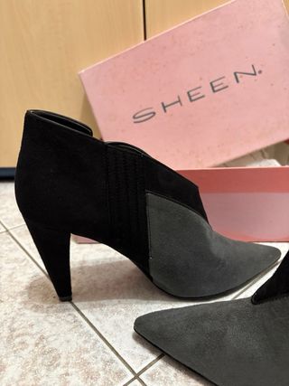 Scarpe SHEEN tacco nero/grigio
