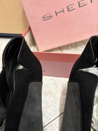 Scarpe SHEEN tacco nero/grigio
