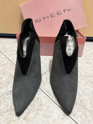 Scarpe SHEEN tacco nero/grigio