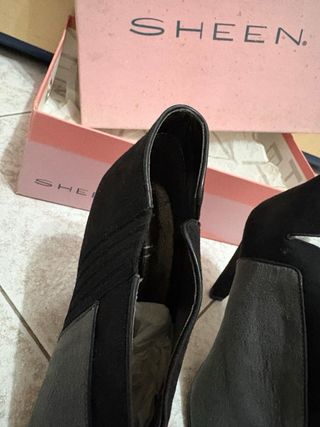 Scarpe SHEEN tacco nero/grigio