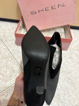 Scarpe SHEEN tacco nero/grigio