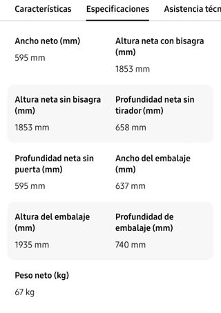 Frigorífico Samsung RB34T602DSA/EF Inox