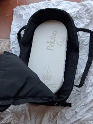 Bolsa Saco Moisés Hauck + Colchón Bebé Nuevo