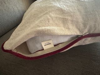 Funda cojín lino Zara Home