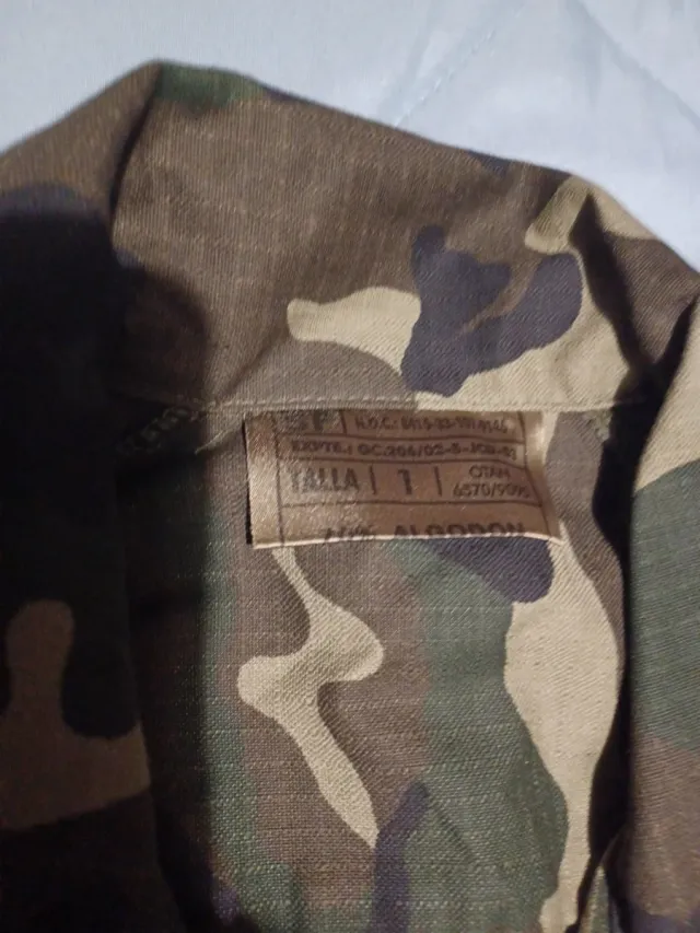 Camisa Camuflaje Manga Corta