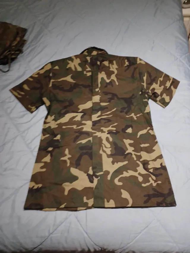 Camisa Camuflaje Manga Corta