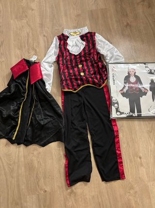 Disfraz Vampiro. Talla 7-9