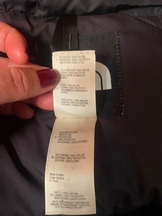 The North Face Piumino Nero