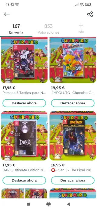 Juegos Nintendo Switch versiones españolas