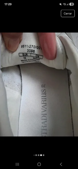 Zapatillas Stradivarius Mujer Talla 39