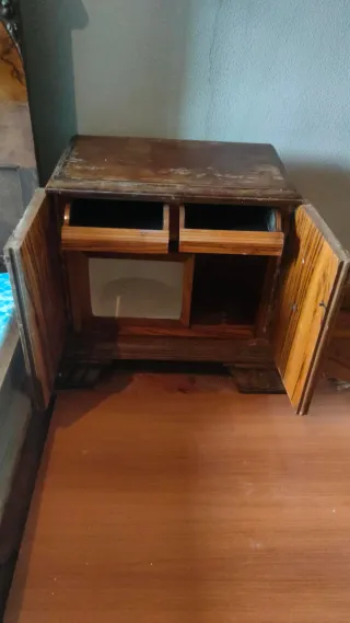 Dormitorio completo vintage madera maciza