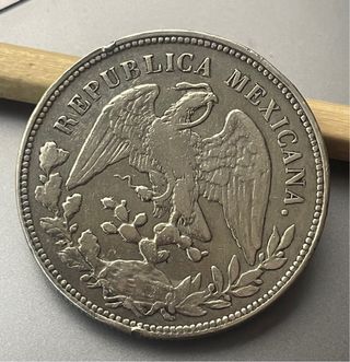 1 Peso México 1900 AM República Mexicana