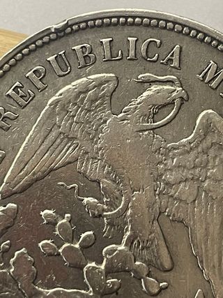 1 Peso México 1900 AM República Mexicana