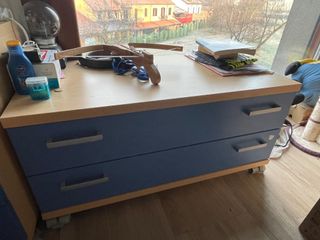 Letto a castello con terzo letto estraibile e cass