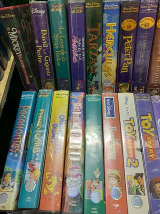 Películas VHS Disney Clásicos (Español)