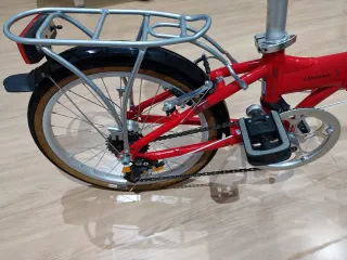 Bicicleta Dahon Pieghevole Rossa