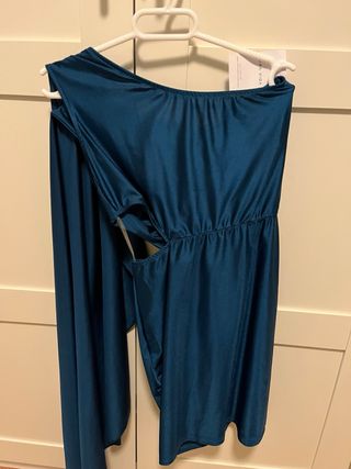 Vestido fiesta asimétrico talla S
