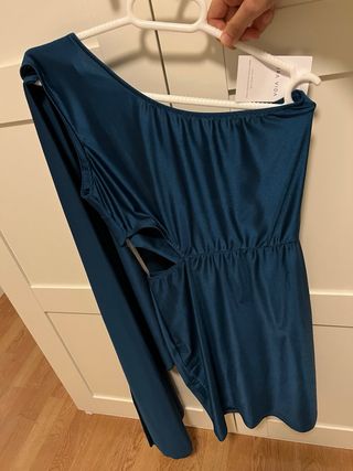 Vestido fiesta asimétrico talla S