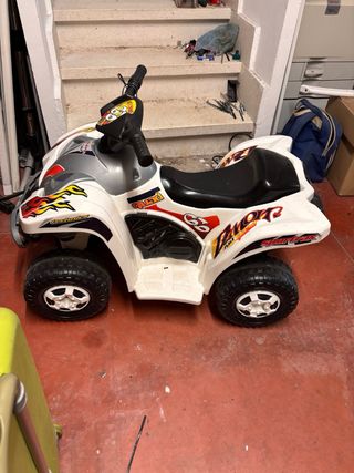 Quad Infantil Eléctrico Blanco